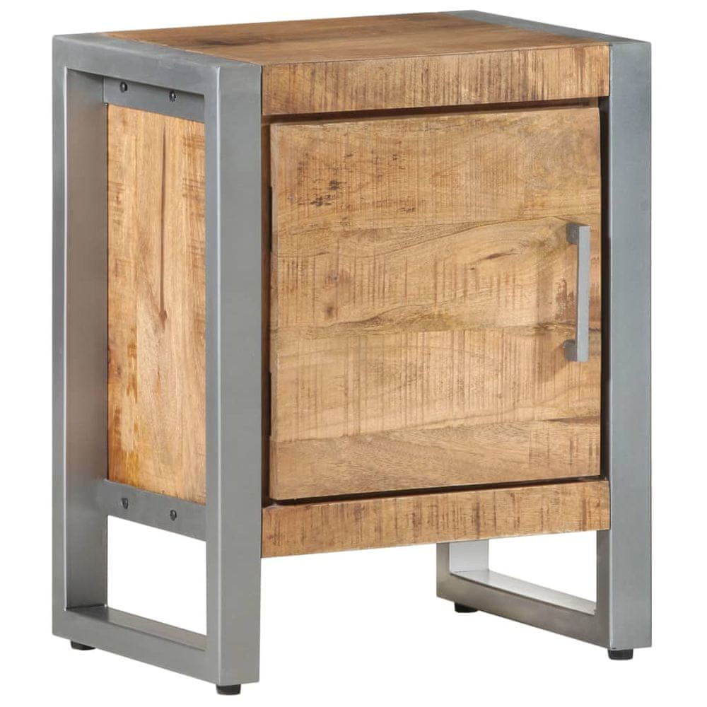 Petromila vidaXL Nočný stolík 40x30x50 cm surové mangovníkové drevo